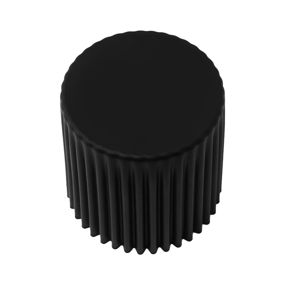Set of 4 Cupcake Bar Stools Stackable Foot Stools Black by Artiss