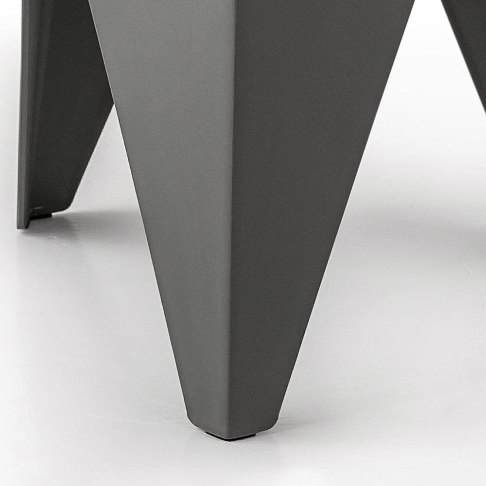 4PC Puzzle Stool Bar Stools Stackable Grey by Artiss