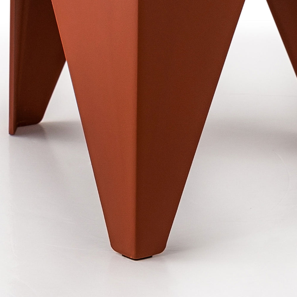 4PC Puzzle Stool Bar Stools Stackable Red by Artiss