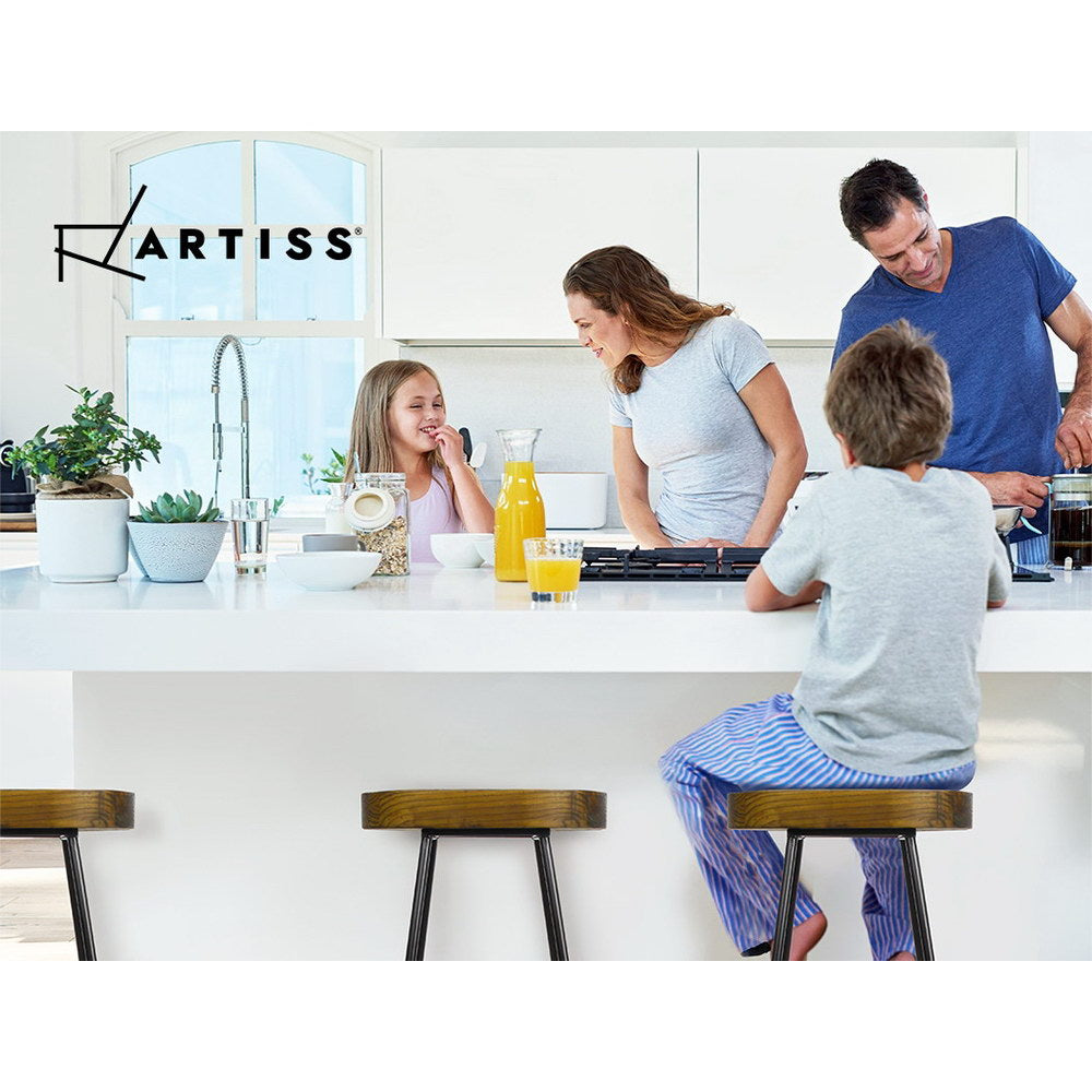 4x Bar Stools Tractor Seat 65cm By Artiss