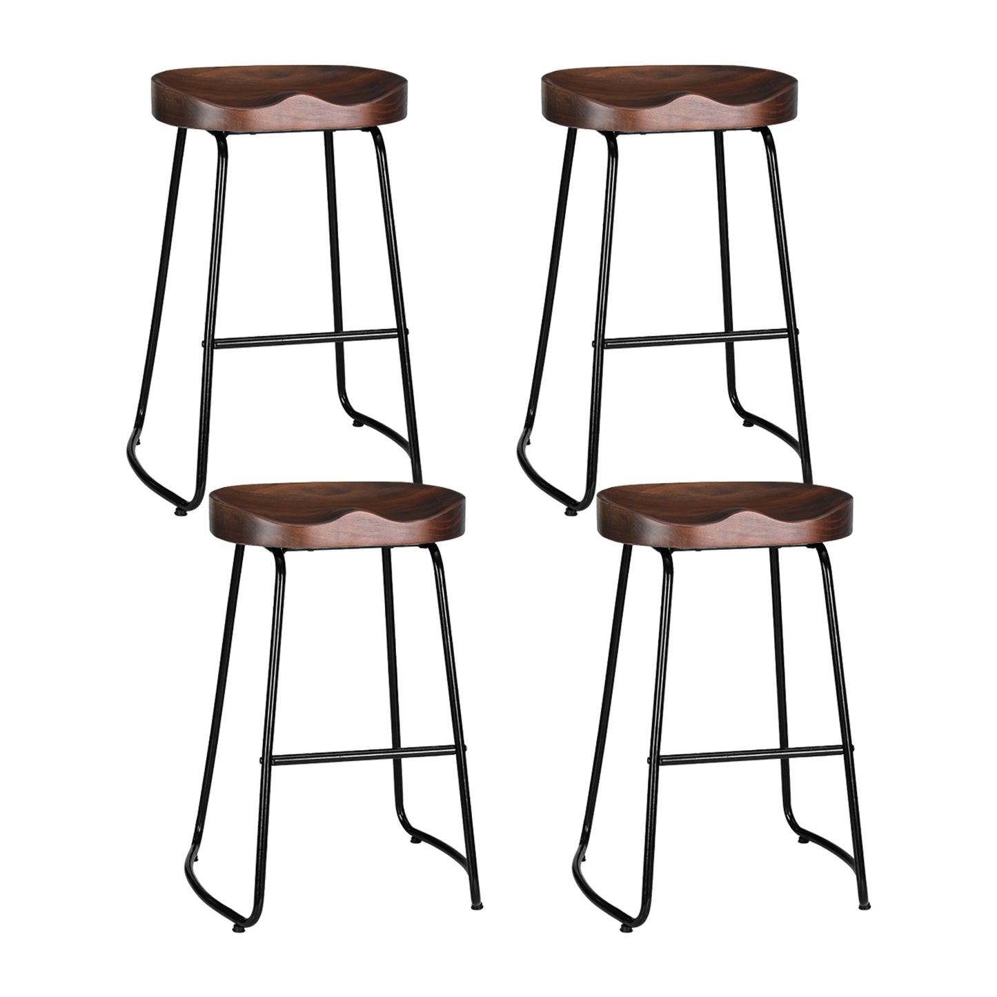 4x Bar Stools Tractor Seat 65cm By Artiss