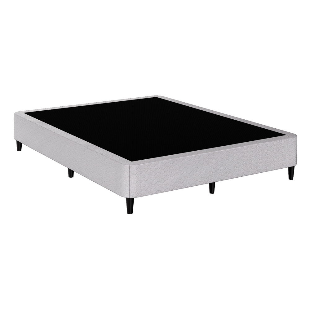 Bed Frame Queen Size Metal Grey MASON By Artiss