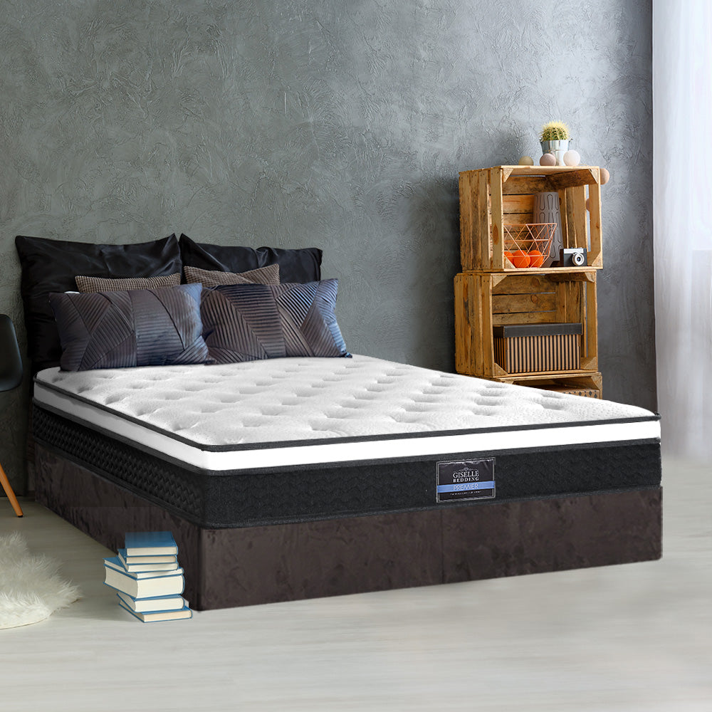 21cm Mattress Euro Top King Single by Giselle Bedding