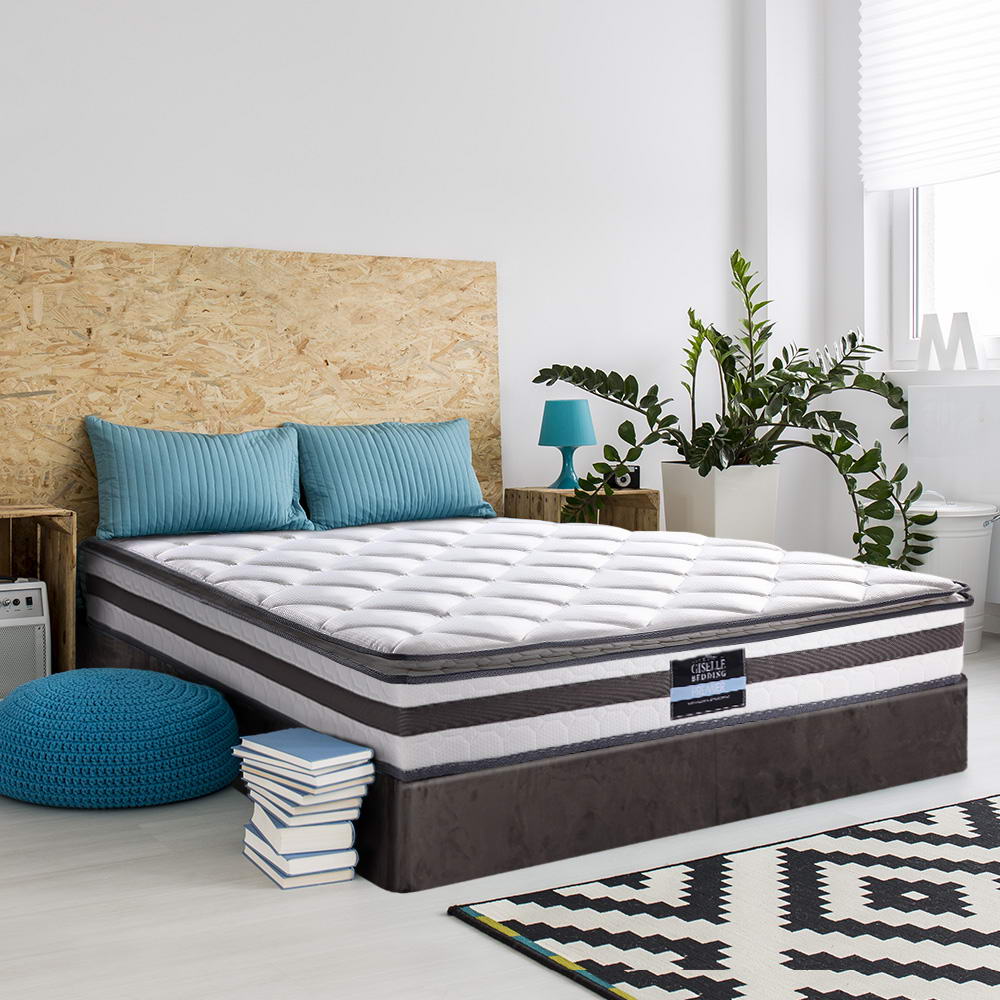 Queen 21cm Mattress Pillow Top by Giselle Bedding