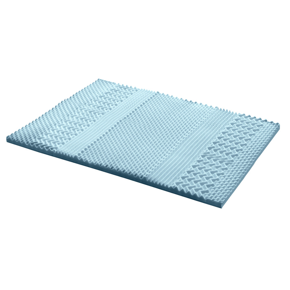 Queen Memory Foam Mattress Topper 7-Zone 5cm by Giselle Bedding