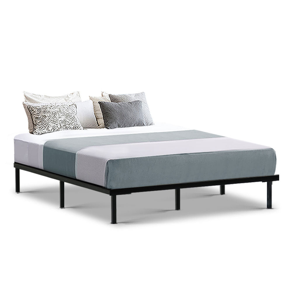 Queen Bed Frame Size Metal Bed Frame TED by Artiss