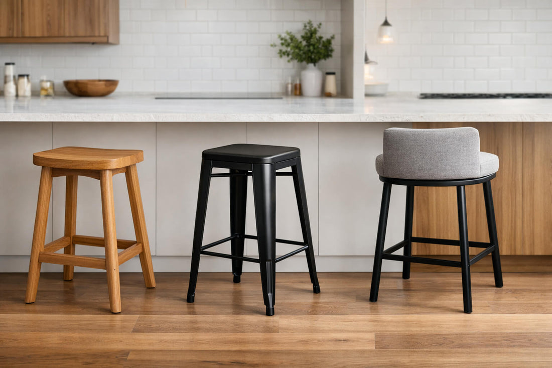 Timber, Metal or Upholstered Stools: Which Material Is Best?