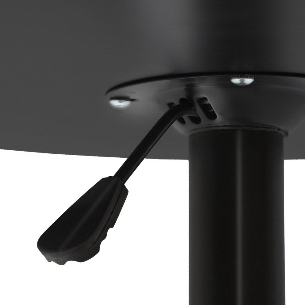 Bar Table Gas Lift Round Black by Artiss