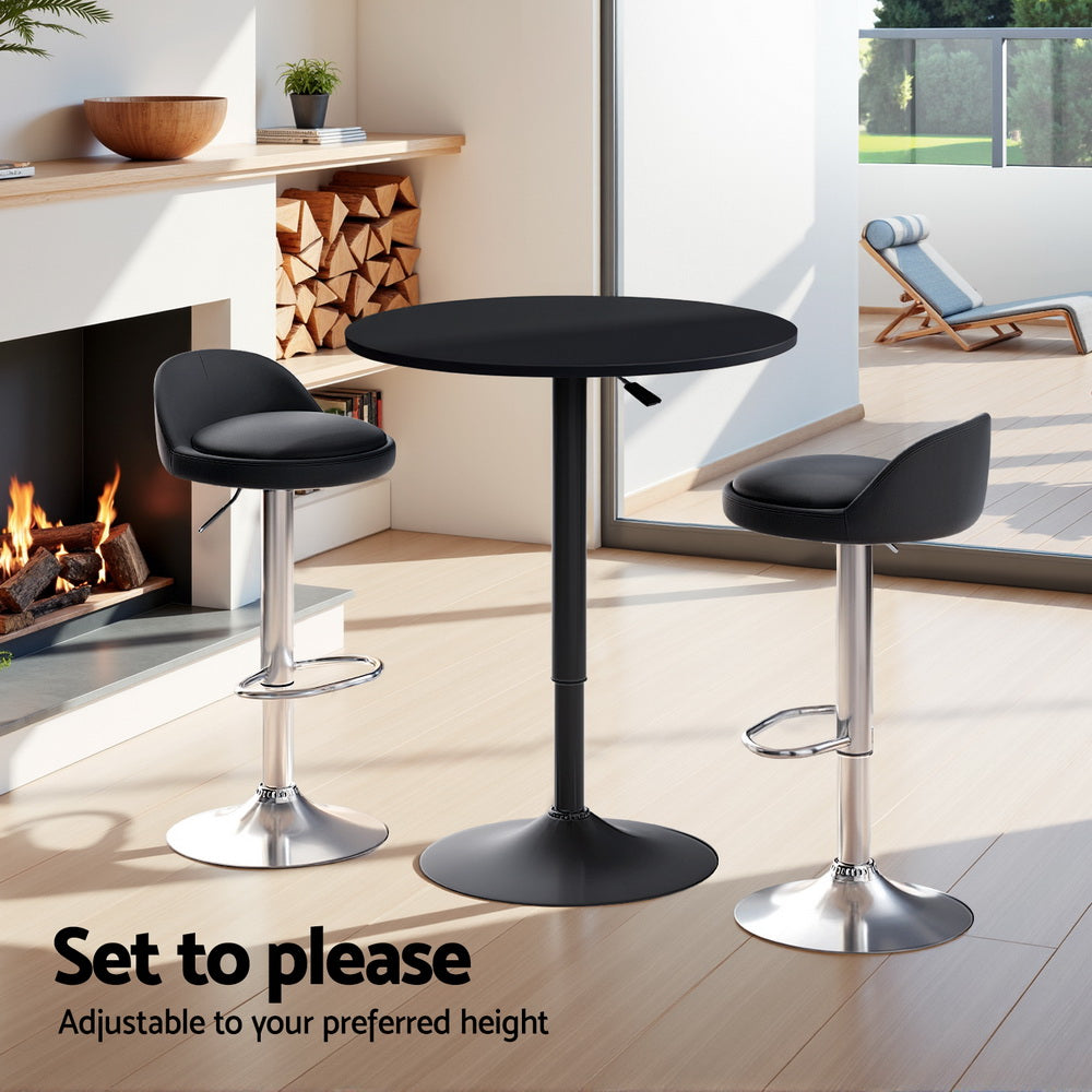 Bar Table and Stools Set Dining Desk Kitchen Chairs Cafe Pub By Artiss