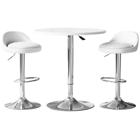 Bar Table and Stools Set Dining Desk Kitchen Chairs Cafe Pub By Artiss