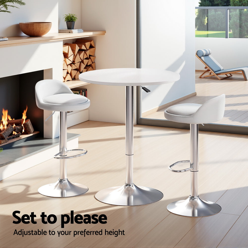 Bar Table and Stools Set Dining Desk Kitchen Chairs Cafe Pub By Artiss