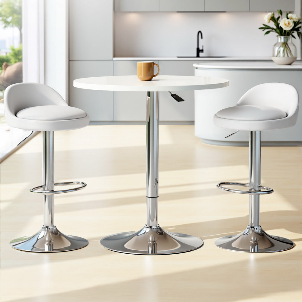Bar Table and Stools Set Dining Desk Kitchen Chairs Cafe Pub By Artiss