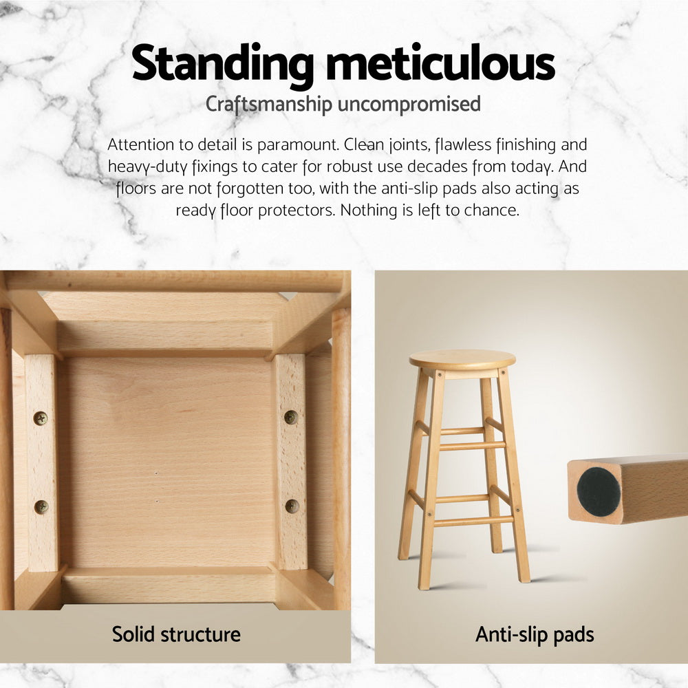 Bar Table and Stools Set Dining Desk Kitchen Chairs Cafe Pub By Artiss