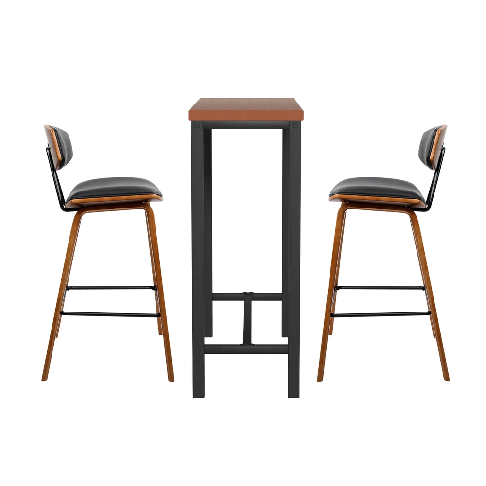 Bar Table and Stools Set Dining Desk Kitchen Chairs Cafe Pub By Artiss