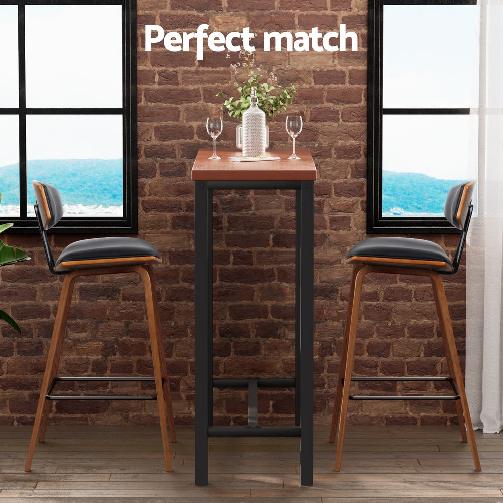 Bar Table and Stools Set Dining Desk Kitchen Chairs Cafe Pub By Artiss