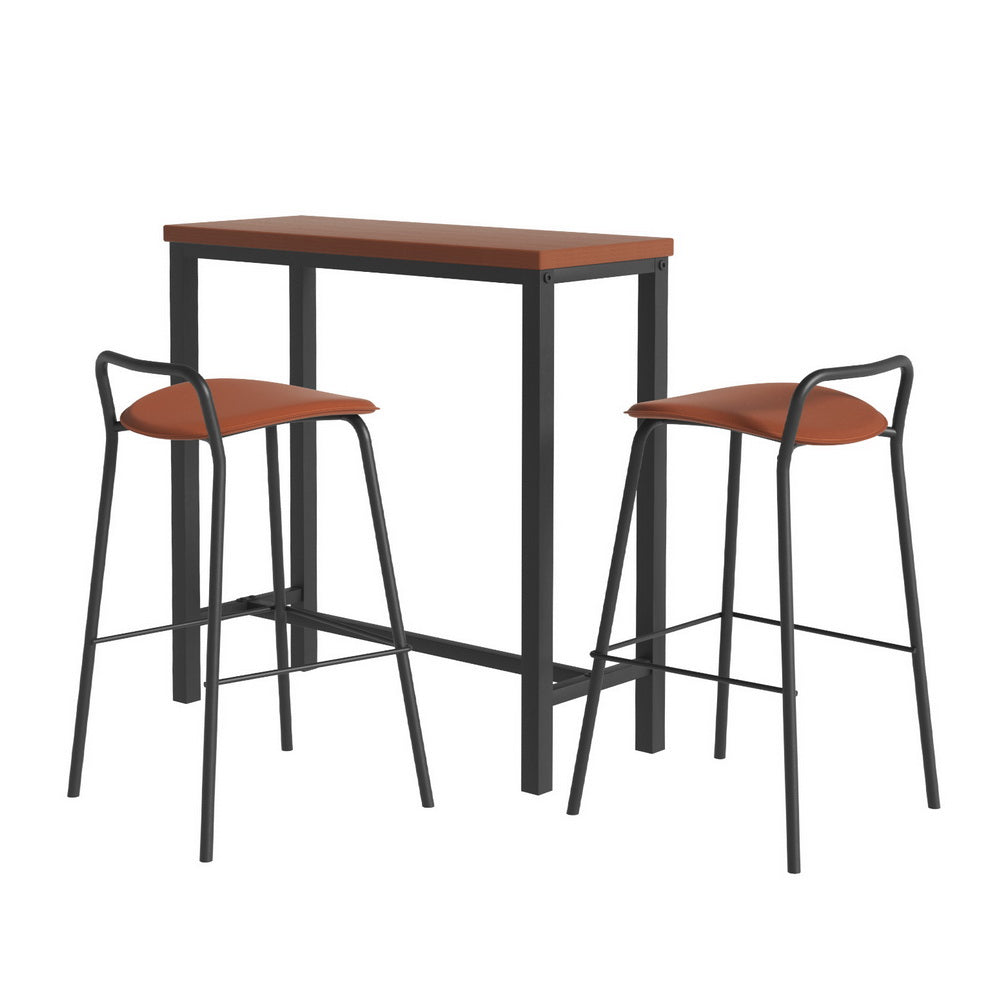 Bar Table and Stools Set Dining Desk Kitchen Chairs Cafe Pub By Artiss