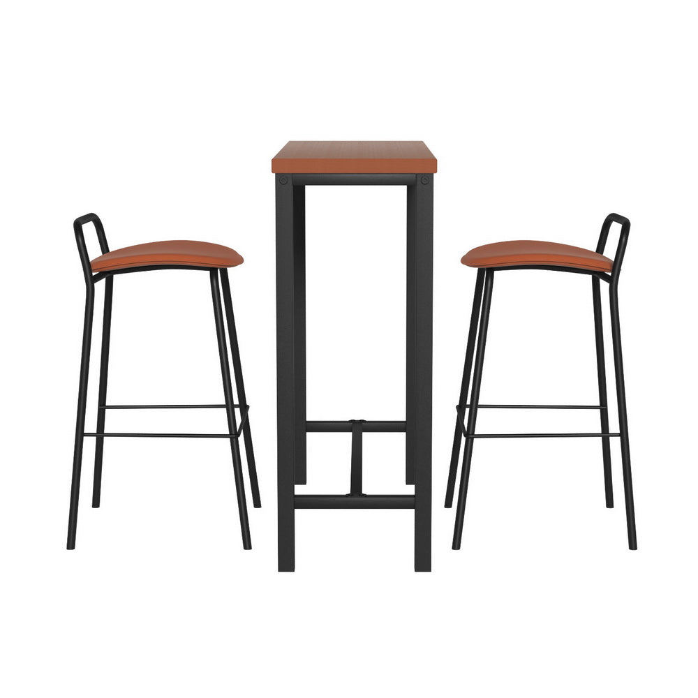 Bar Table and Stools Set Dining Desk Kitchen Chairs Cafe Pub By Artiss