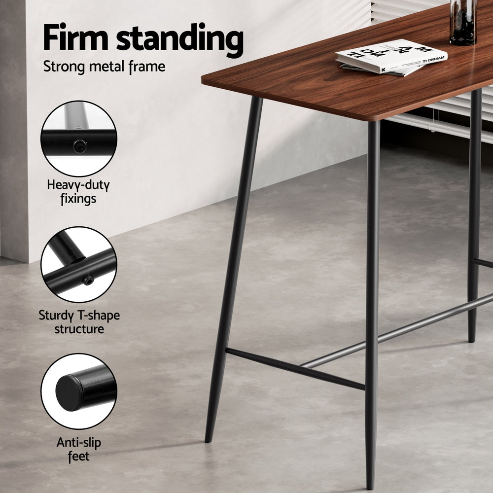 Bar Table and Stools Set Dining Desk Kitchen Chairs Cafe Pub By Artiss