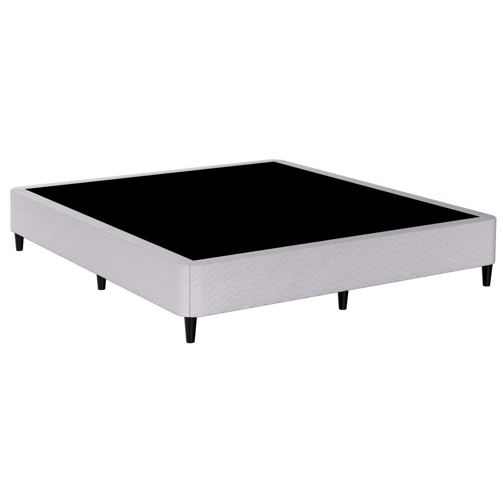 Bed Frame King Size Metal Grey MASON By Artiss