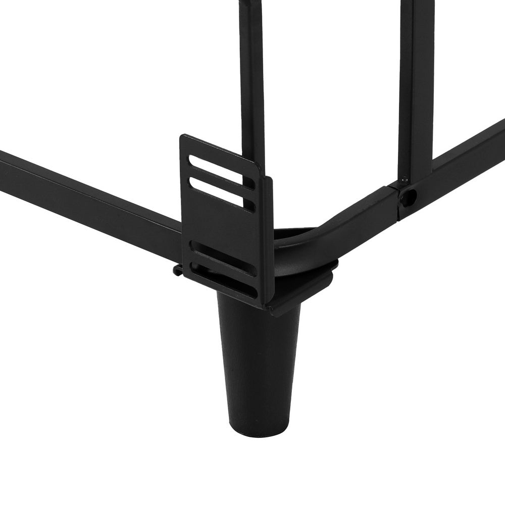 Bed Frame King Size Metal Grey MASON By Artiss