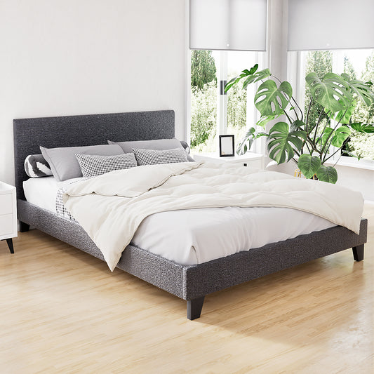 Queen Bed Frame Size Charcoal NEO by Artiss