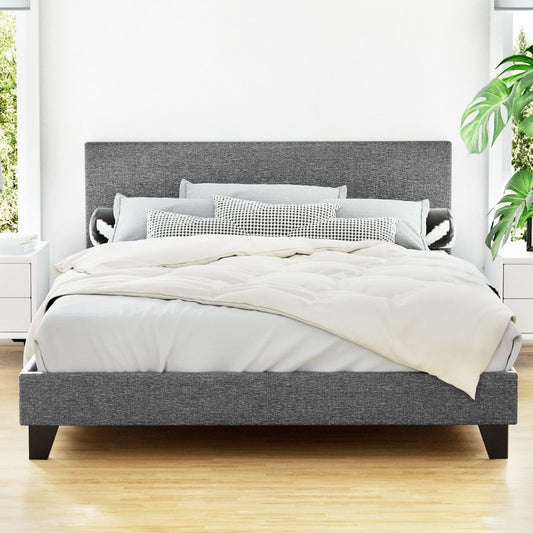 Queen Bed Frame Size Grey NEO by Artiss