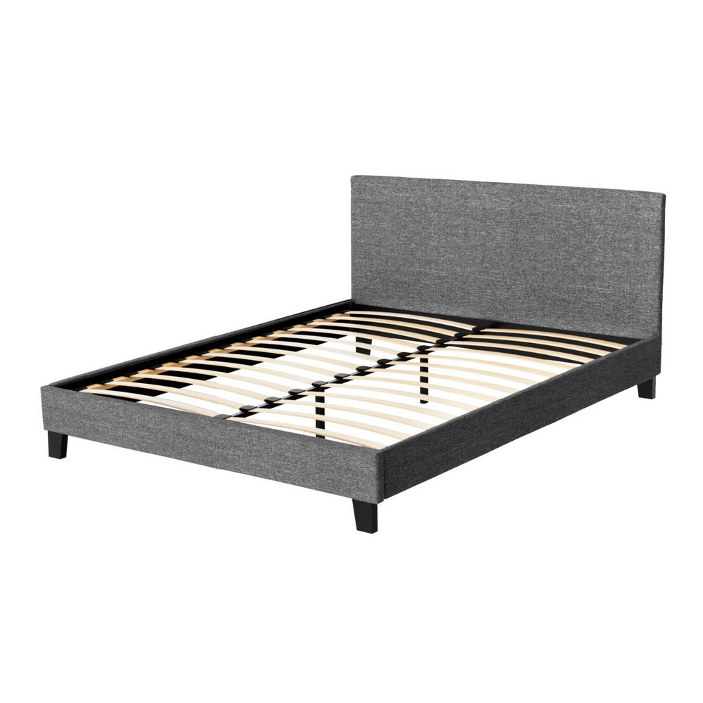 Queen Bed Frame Size Grey NEO by Artiss