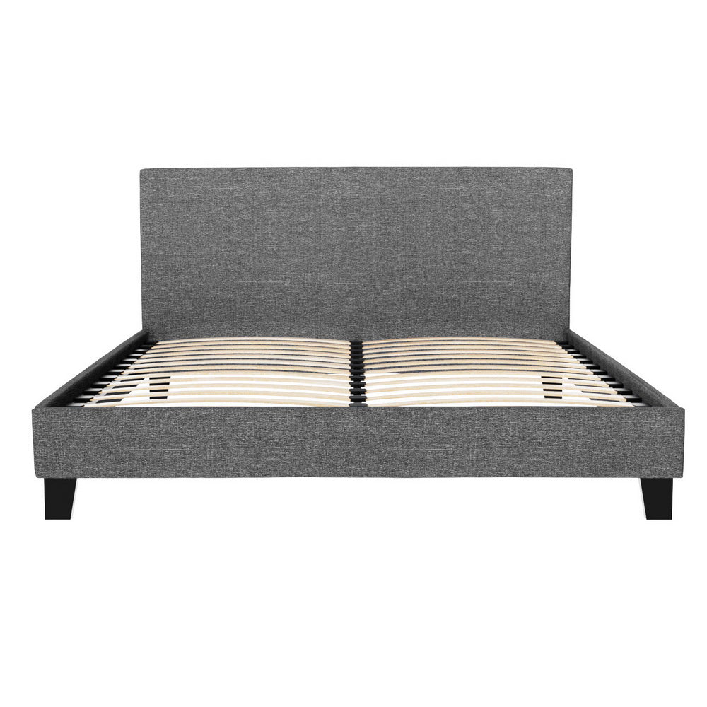 Queen Bed Frame Size Grey NEO by Artiss