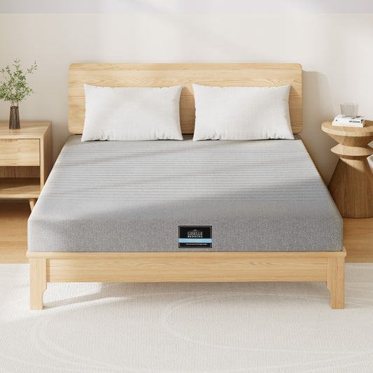 Cool Gel  Queen Memory Foam Mattress Charcoal 7-Zone Washable Bamboo Cover 15cm by Giselle Bedding