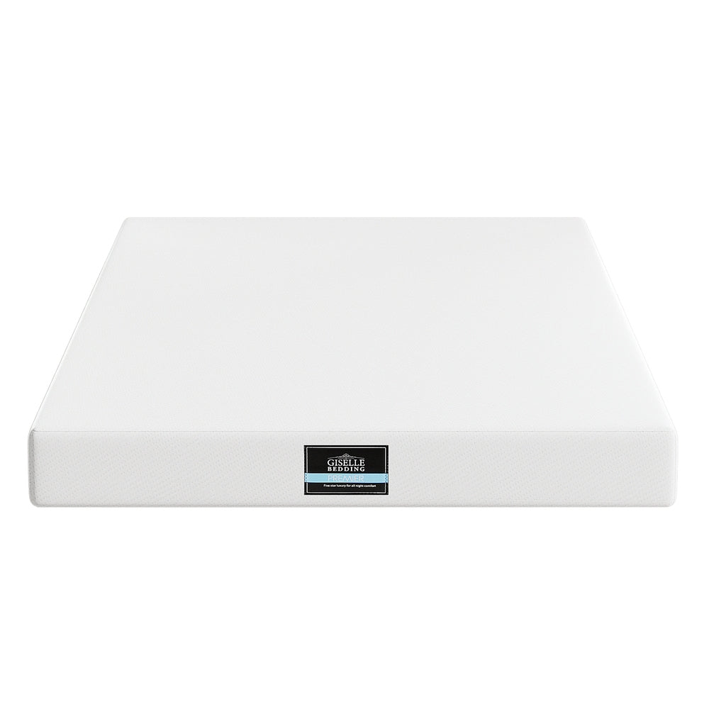 Queen 20cm Memory Foam Mattress Tea by Giselle Bedding