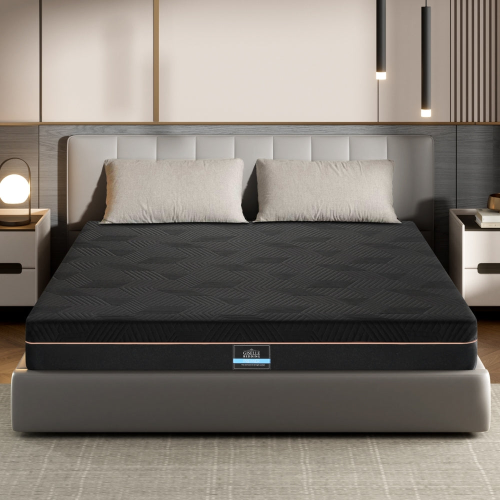 Queen18cm Memory Foam Mattress Green Tea Foam Cool Gel Foam Mattresses by Giselle Bedding