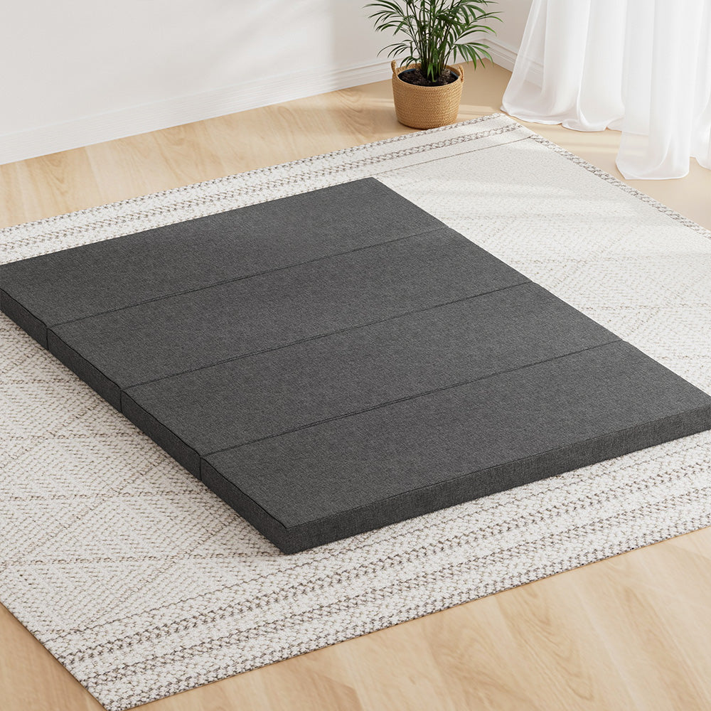 Queen Foldable Mattress Folding Foam Mattresses Portable Mat by Giselle Bedding