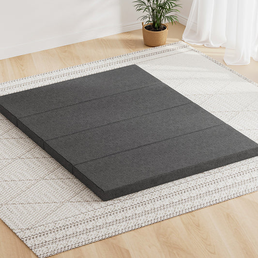 Queen Foldable Mattress Folding Foam Mattresses Portable Mat by Giselle Bedding