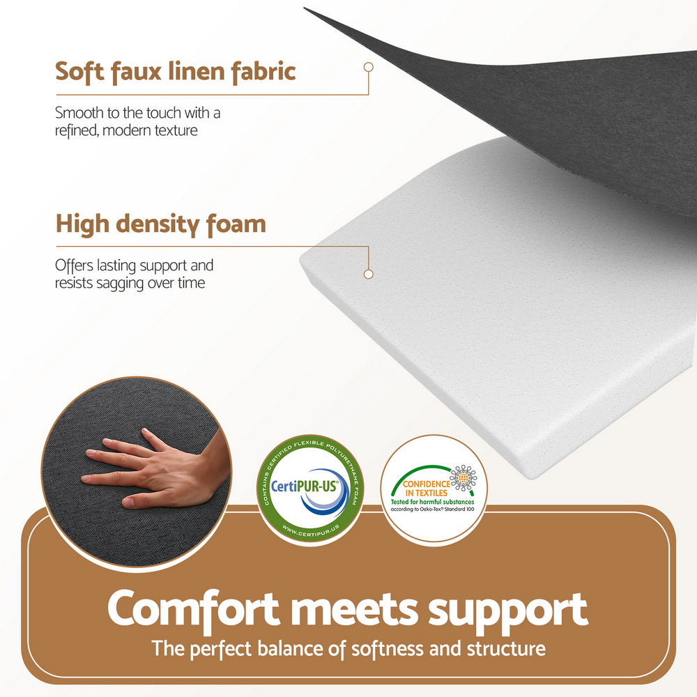 Queen Foldable Mattress Folding Foam Mattresses Portable Mat by Giselle Bedding