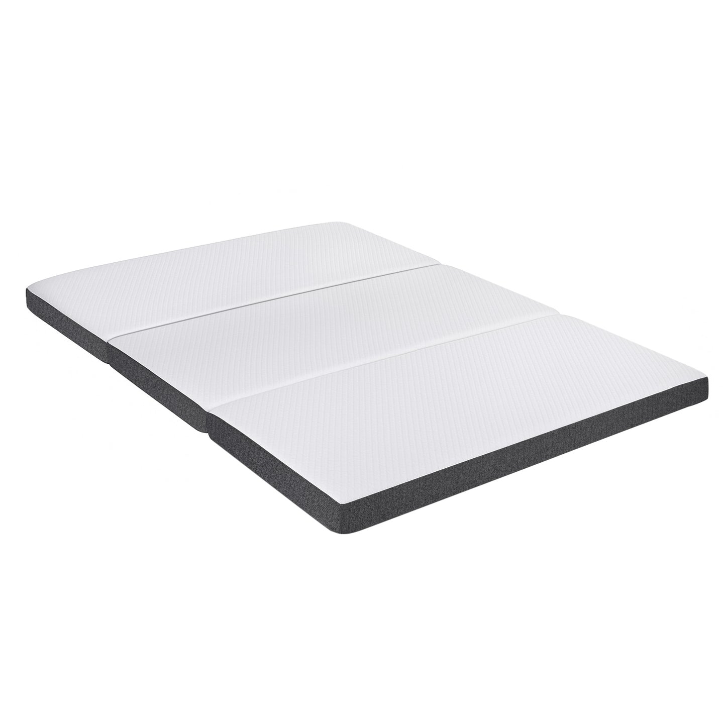 Queen Foldable Mattress Folding Sofa Bed Tri-Fold Memory Foam Tencel by Giselle Bedding
