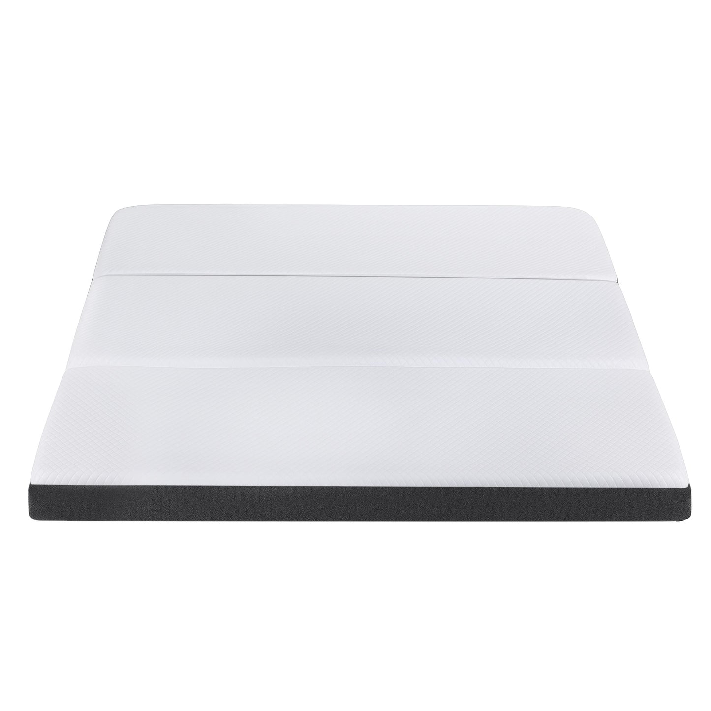 Queen Foldable Mattress Folding Sofa Bed Tri-Fold Memory Foam Tencel by Giselle Bedding