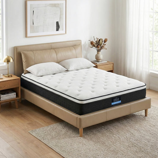 Queen 21cm Mattress Euro Top by Giselle Bedding