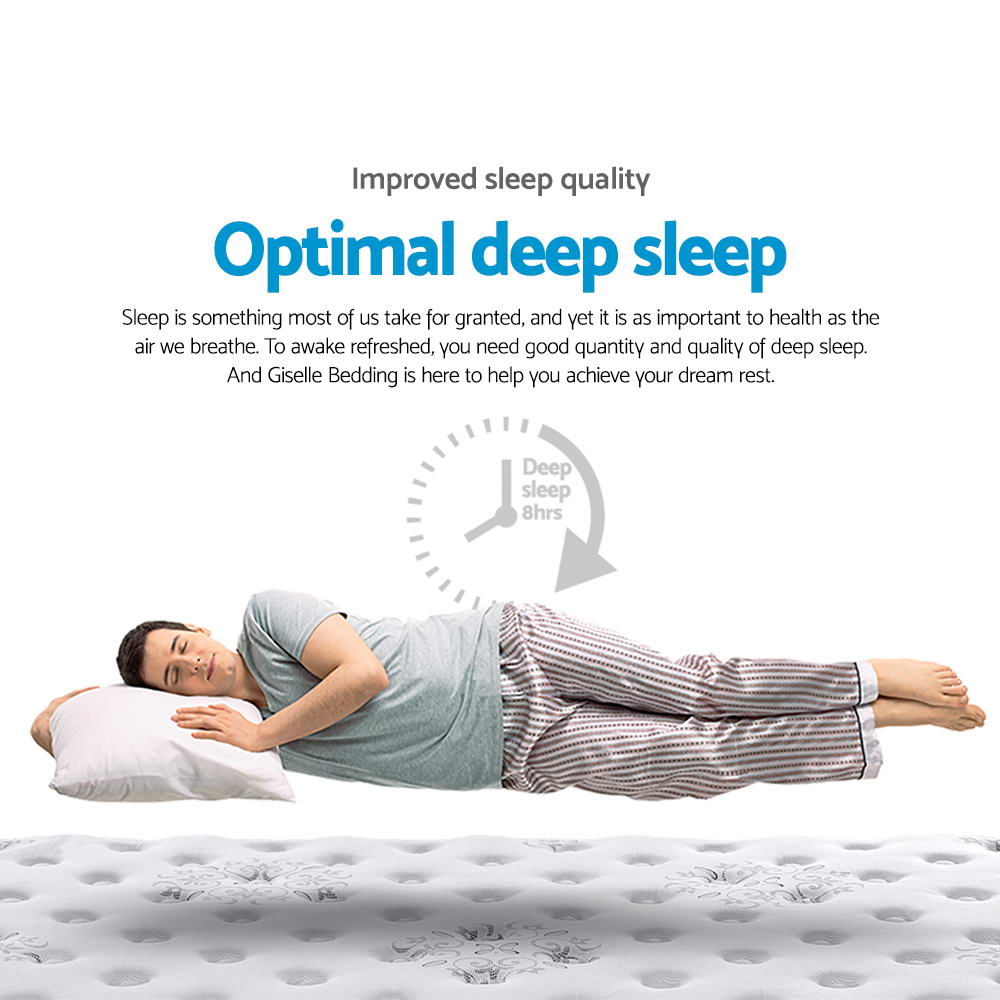 Queen 34cm Mattress Cool Gel Memory Foam by Giselle Bedding