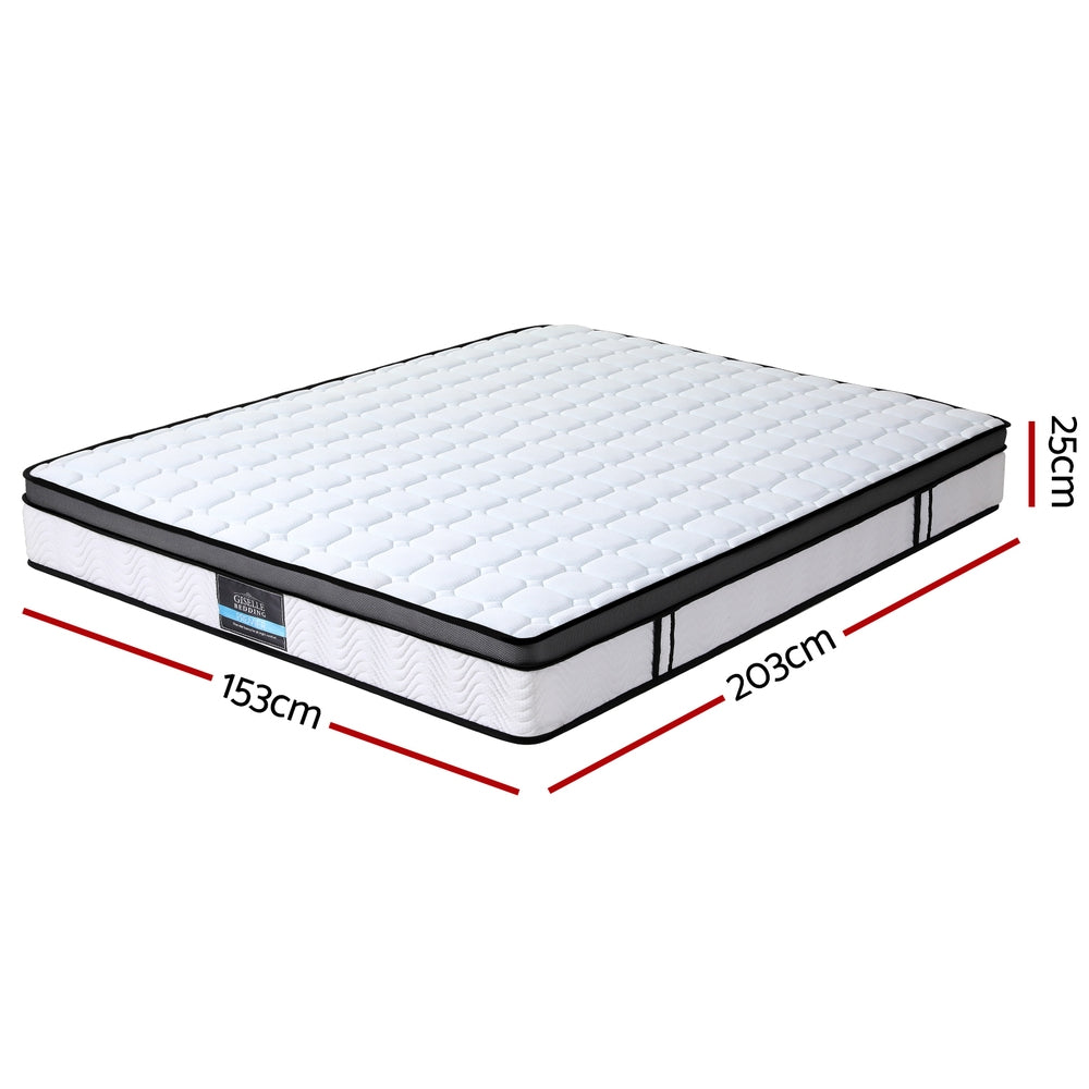 Queen Mattress Cool Gel Foam 25cm by Giselle Bedding