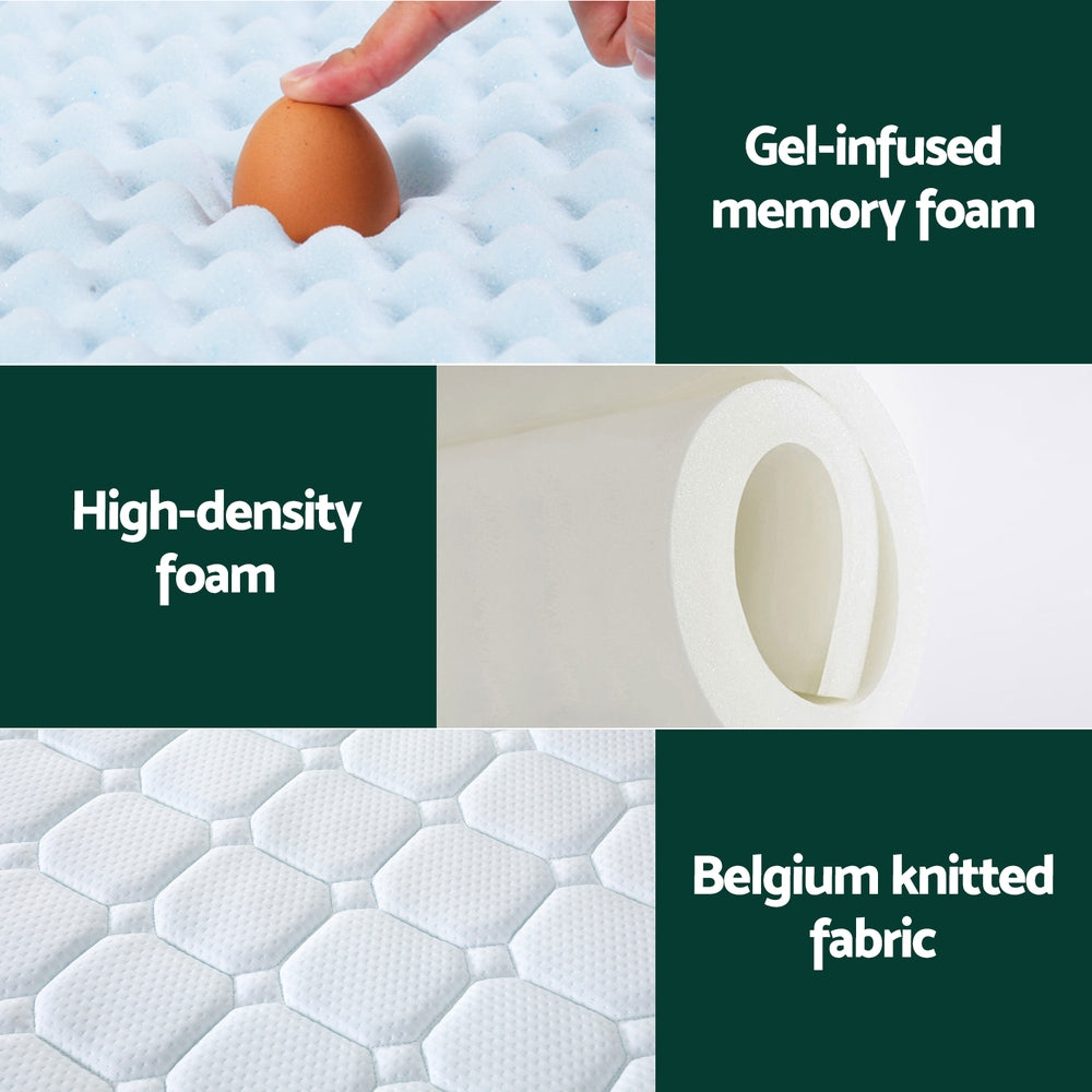 Queen Mattress Cool Gel Foam 25cm by Giselle Bedding