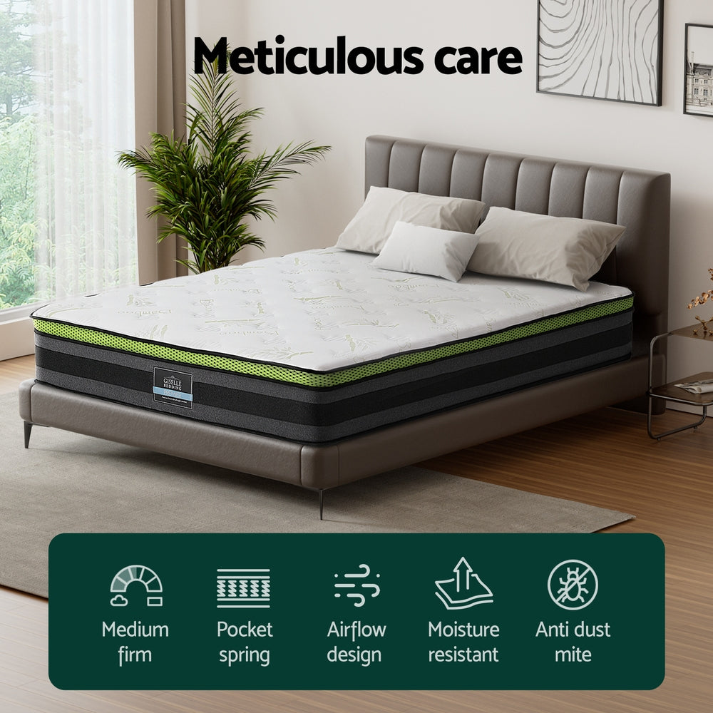 Queen Mattress Cool Gel Foam 30cm by Giselle Bedding