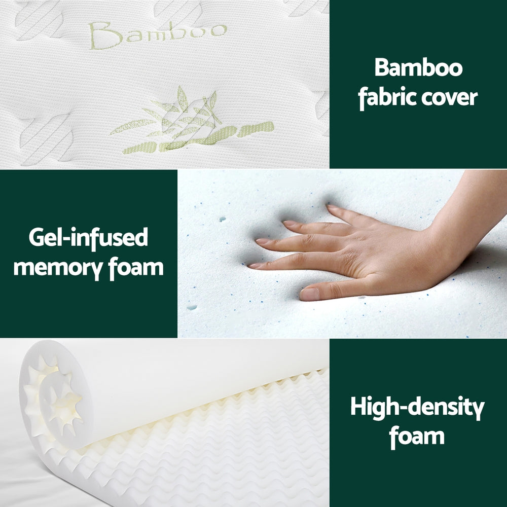 Queen Mattress Cool Gel Foam 30cm by Giselle Bedding
