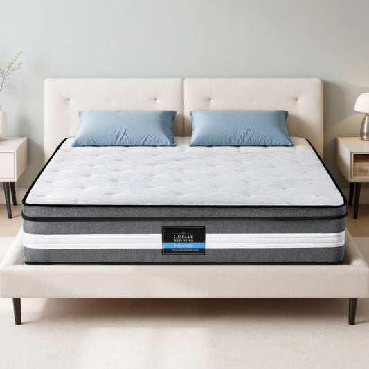 Queen 30cm Mattress Gel Foam Pocket Spring by Giselle Bedding