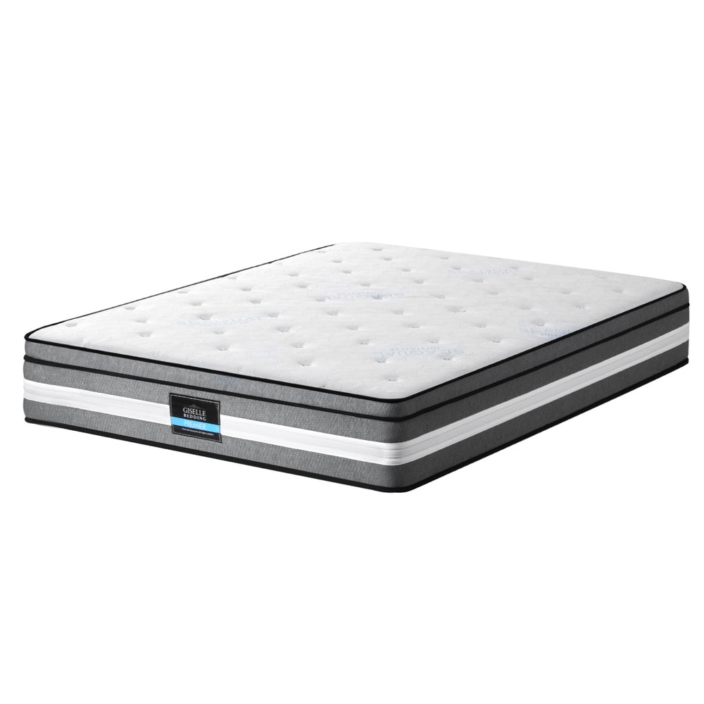 Queen 30cm Mattress Gel Foam Pocket Spring by Giselle Bedding