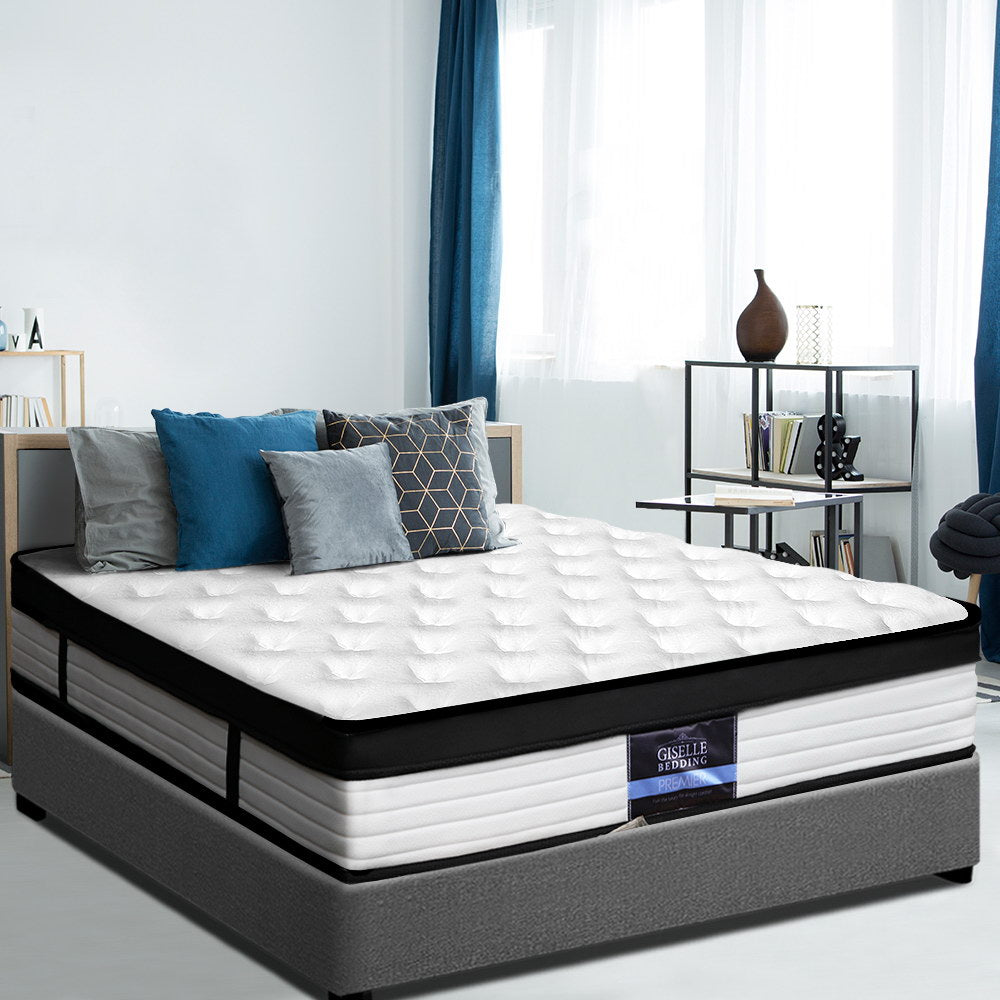 Bedding 31cm Mattress Euro Top Double Giselle