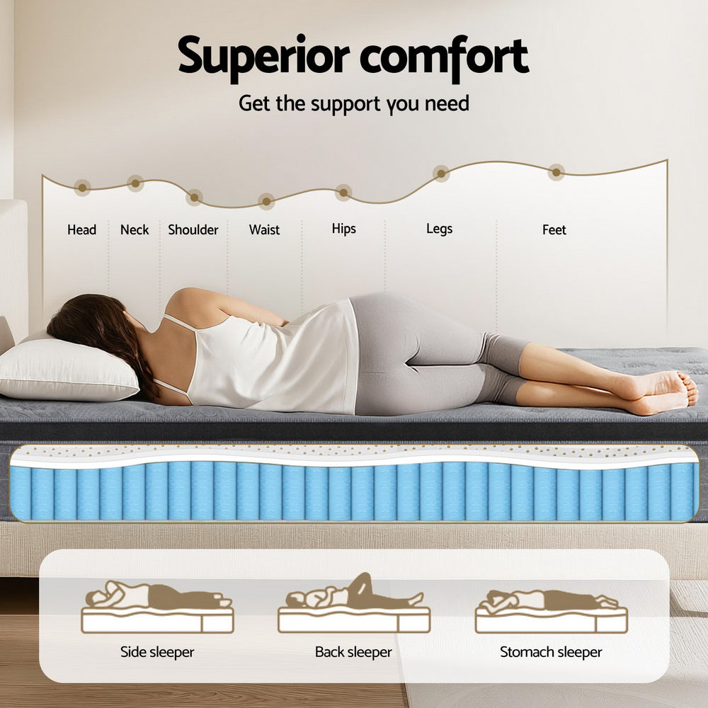 Queen 26cm Mattress Latex Foam Mattresses by Giselle Bedding