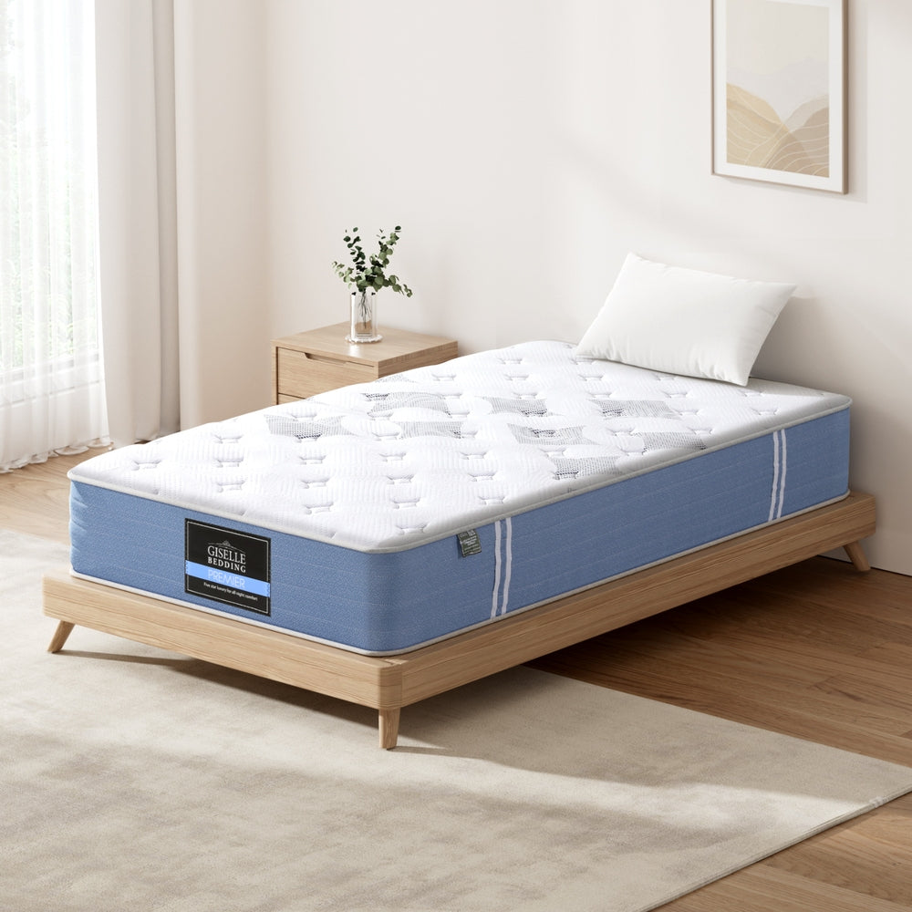 King Single 25cm Giselle Mattress Bed Pocket Spring Mattresses
