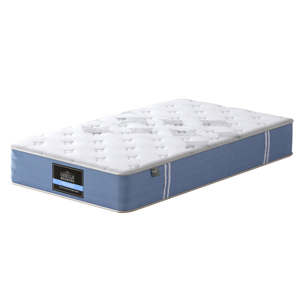King Single 25cm Giselle Mattress Bed Pocket Spring Mattresses