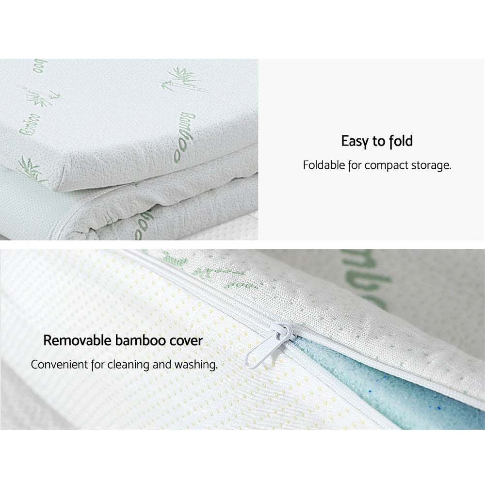 Queen Memory Foam Mattress Topper 11-Zone 8cm by Giselle Bedding