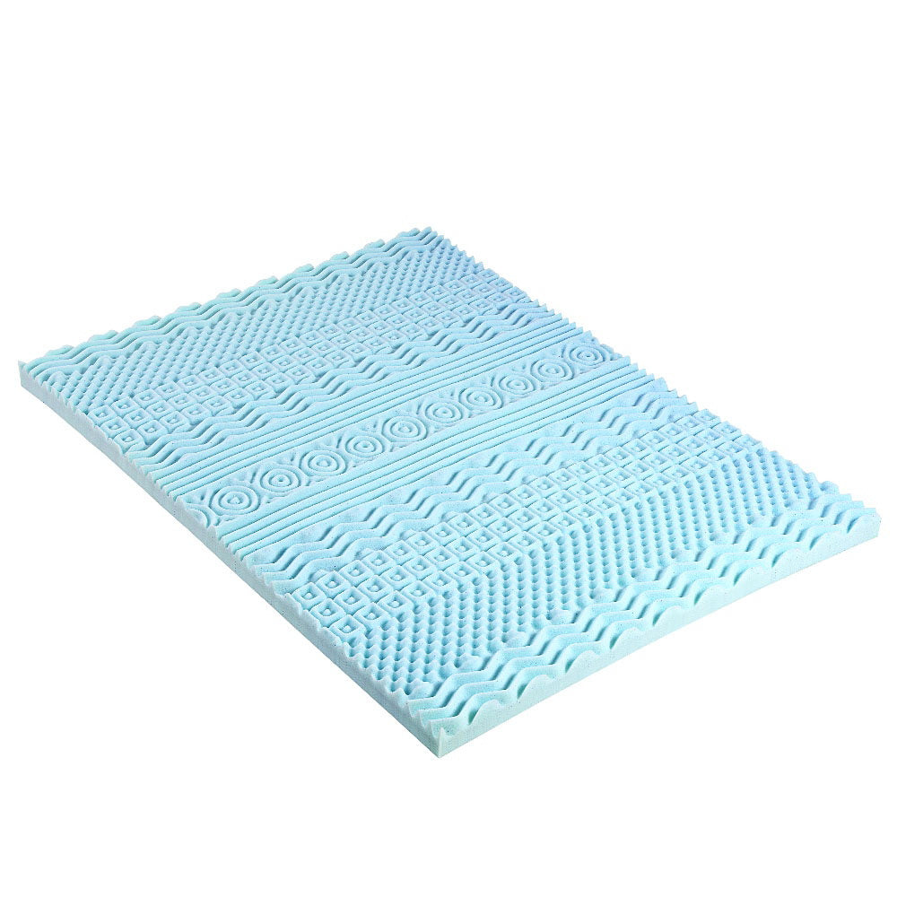 Queen Memory Foam Mattress Topper 11-Zone 8cm by Giselle Bedding